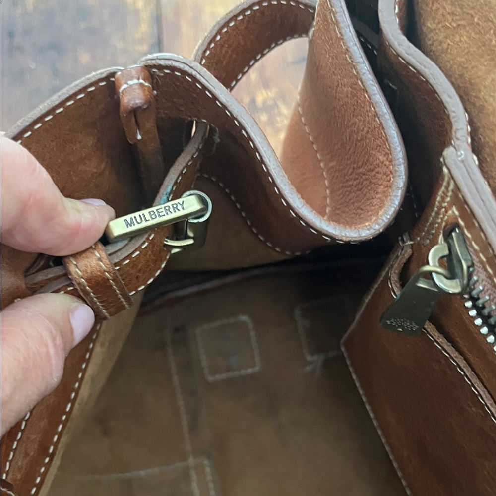 Mulberry Brown Leather Bayswater Tote - Picture 6 of 11